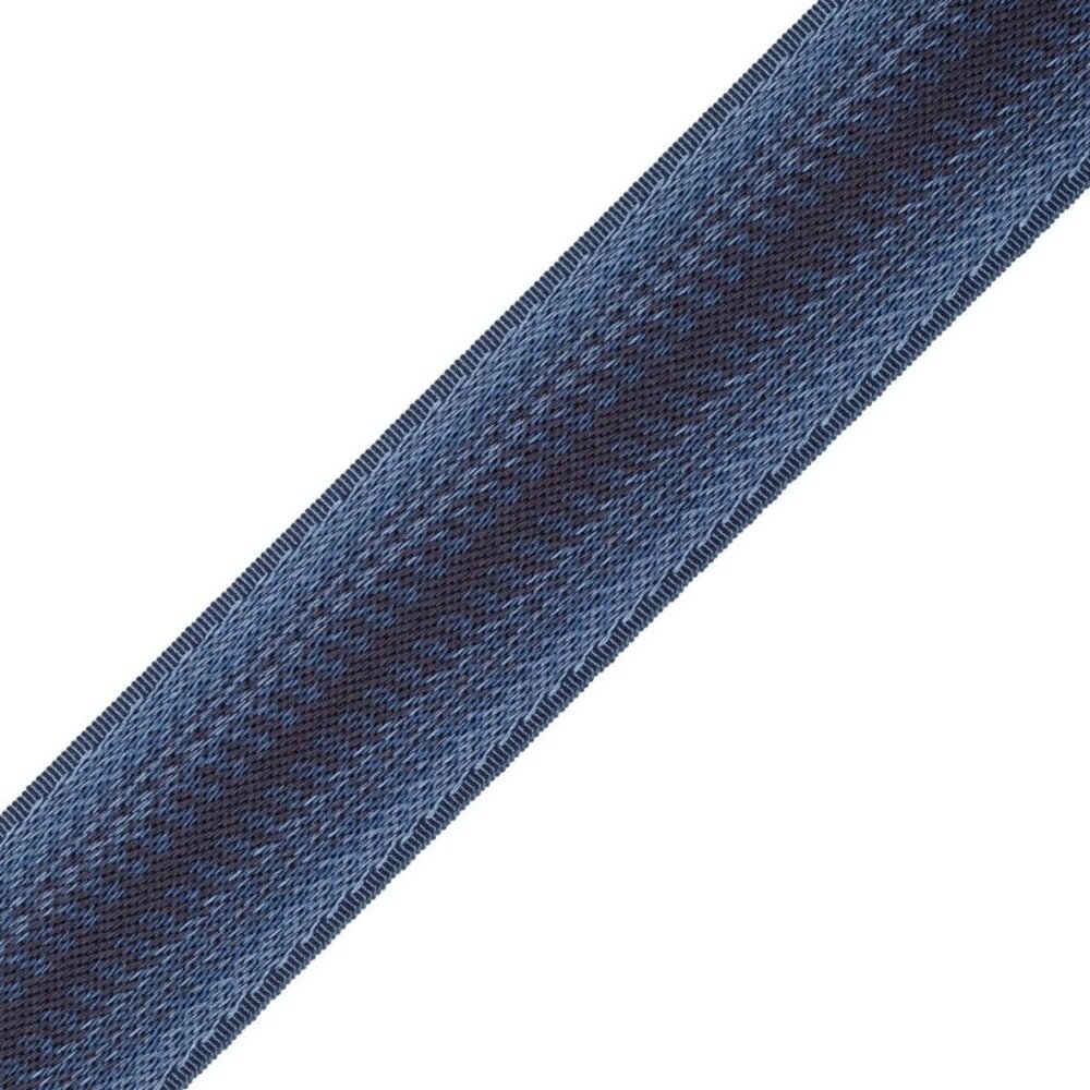 Samuel & Sons 2.25 Yd Céline Ombre Ink Border 1.5" Trim Tape Designer Luxury Pas